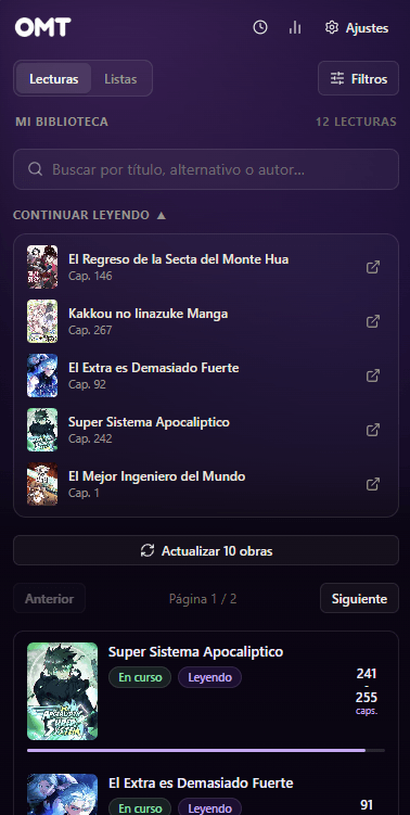 Captura de OmniManga Tracker 1