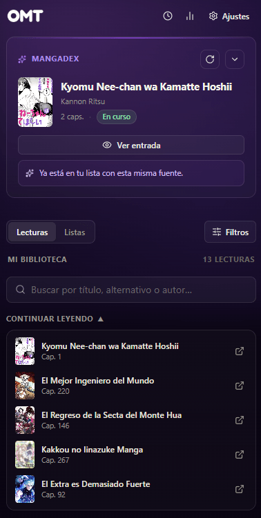 Captura de OmniManga Tracker 5